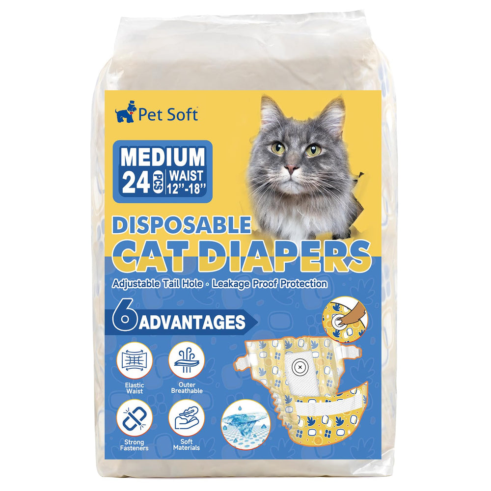 Pet Soft diaper close-up shows adjustable tail hole detail