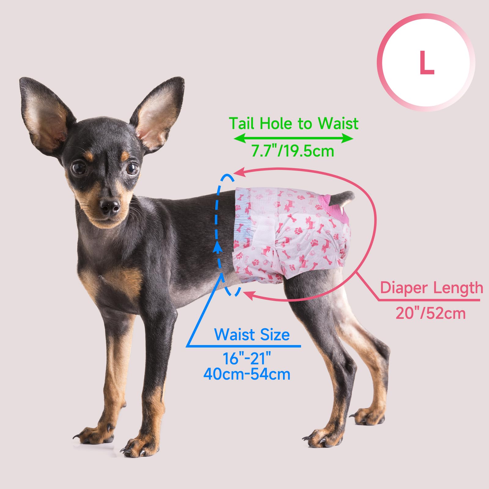 Pet Soft diapers ideal for daily use or travel to protect spaces