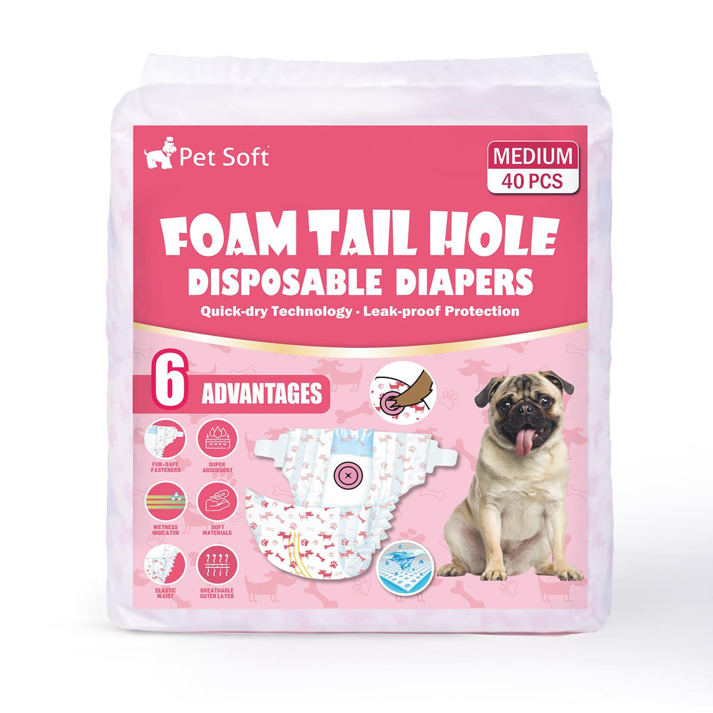 Pet Soft medium-size pack highlights sizing fit for medium dogs.