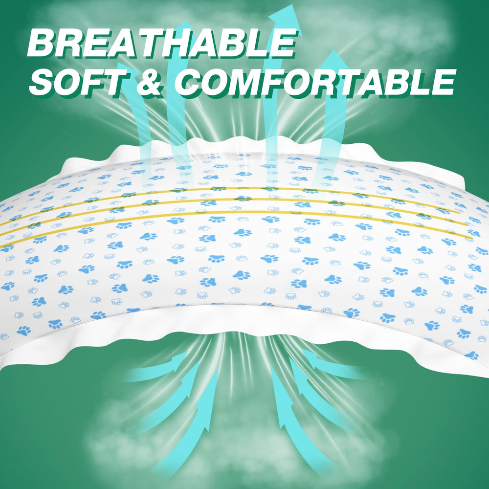Pet Soft dog diapers adjustable waist for comfortable fit