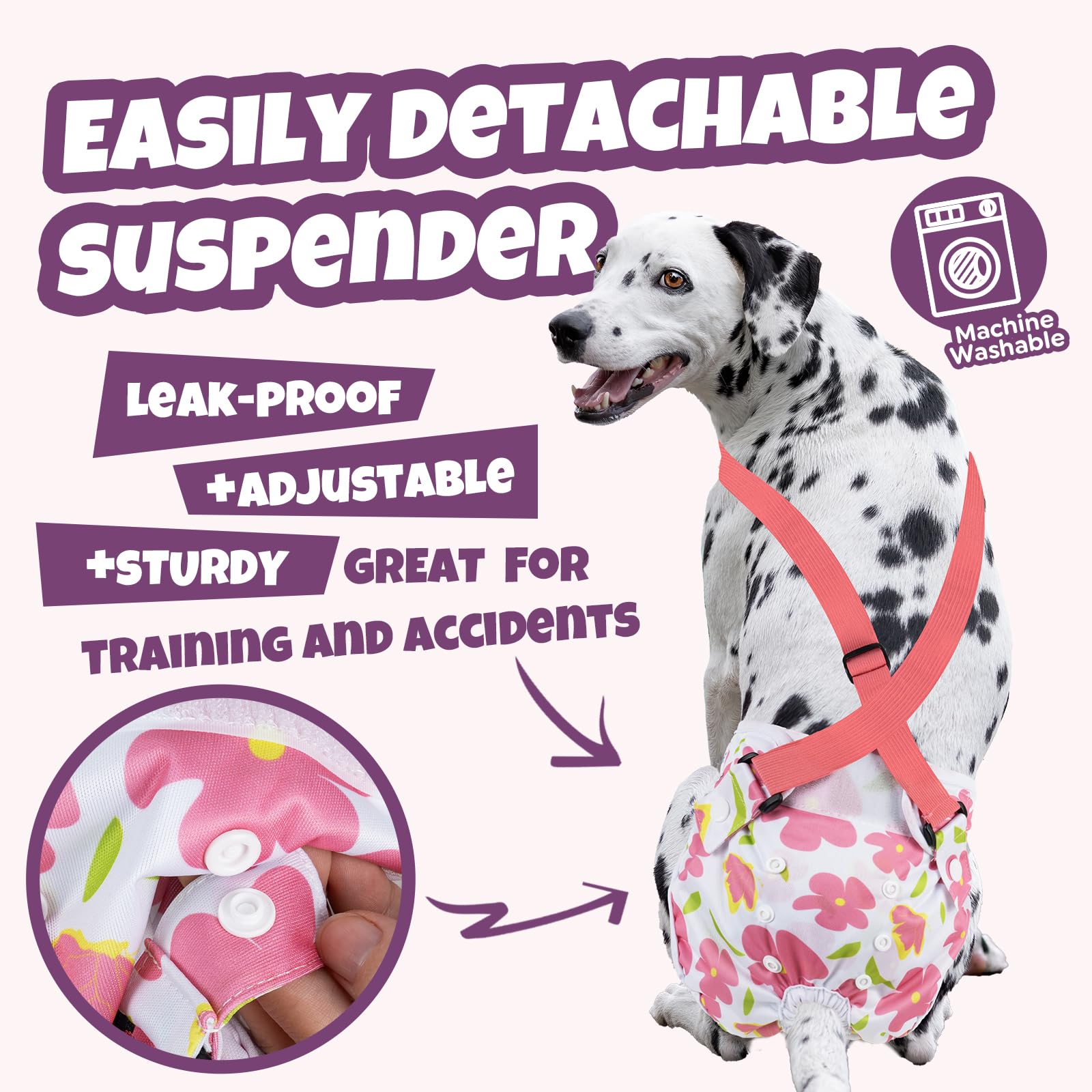 Pet Soft breathable fast-dry mesh keeps your dog comfortable during wear.