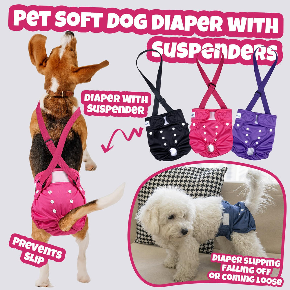 Pet Soft leak-proof outer layer keeps dry and odor-controlled.