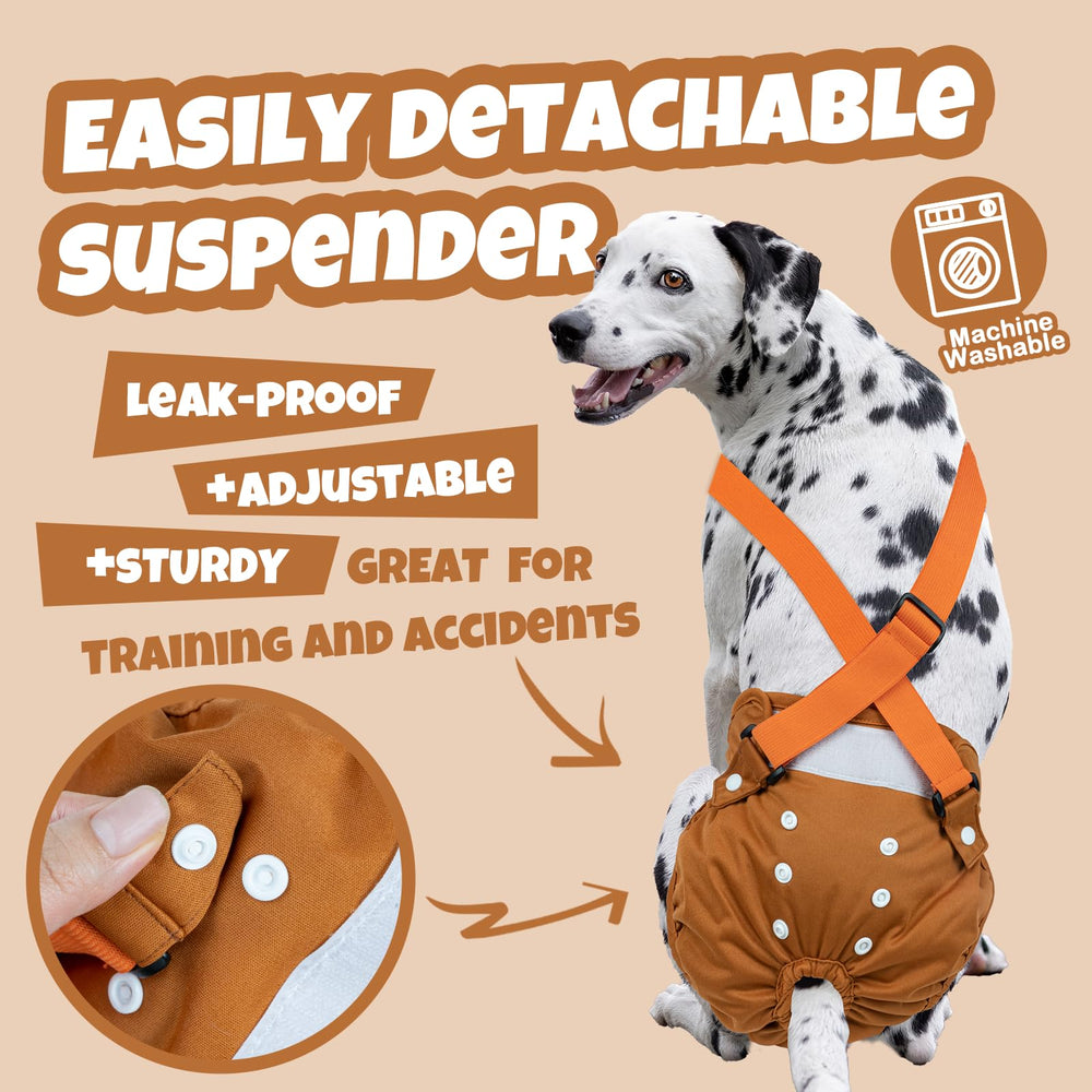 Pet Soft dog diapers absorbent pad reduces leaks and odors for cleaner outings