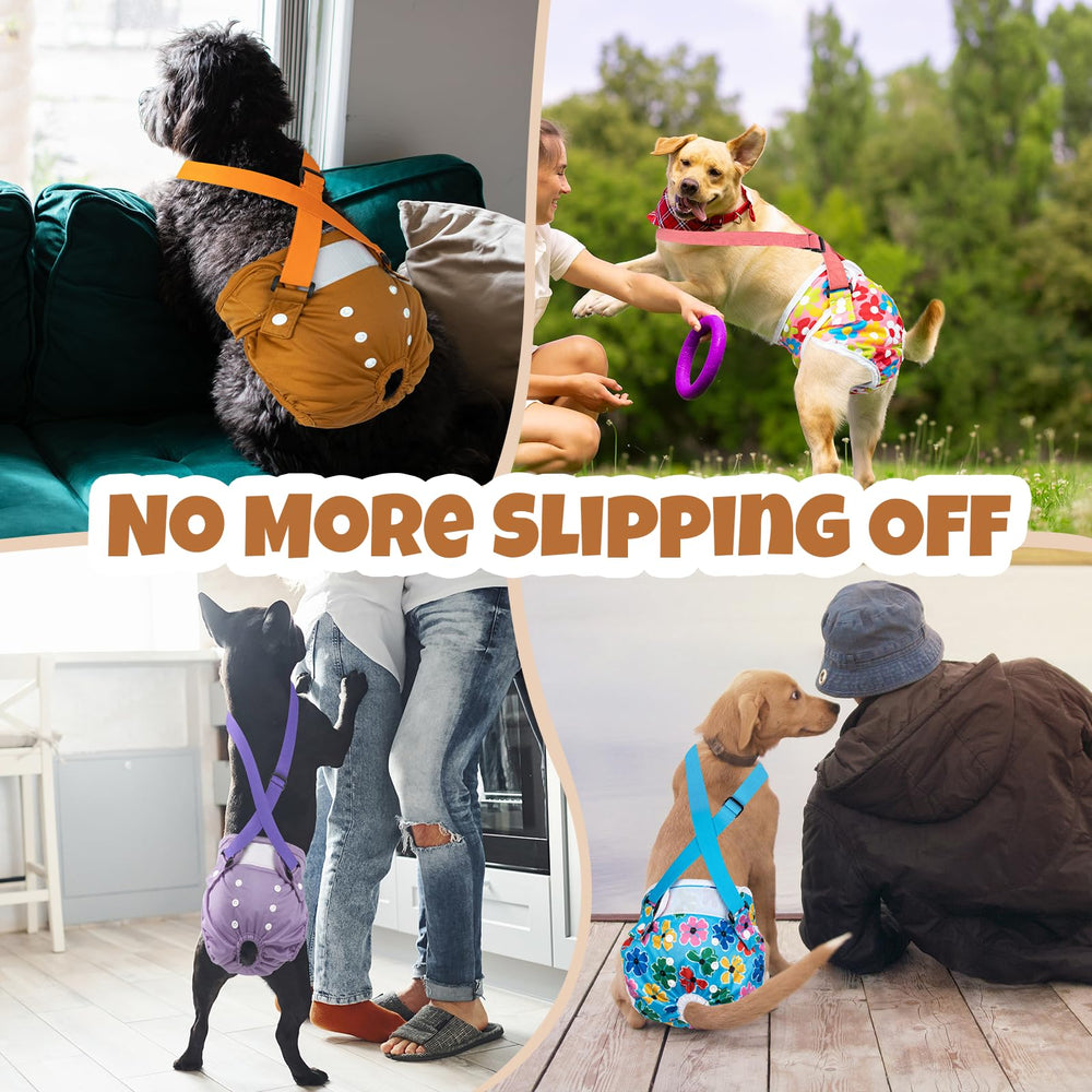 Pet Soft dog diapers breathable mesh fabric keeps skin dry and comfortable