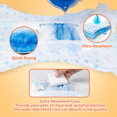 Pet Soft travel-friendly diapers simplify daily use during car rides