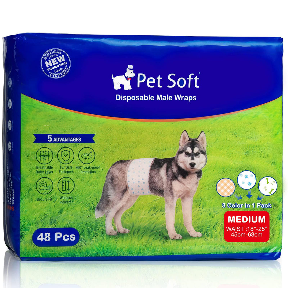 Pet Soft wrap worn on a dog model during travel and recovery scenarios