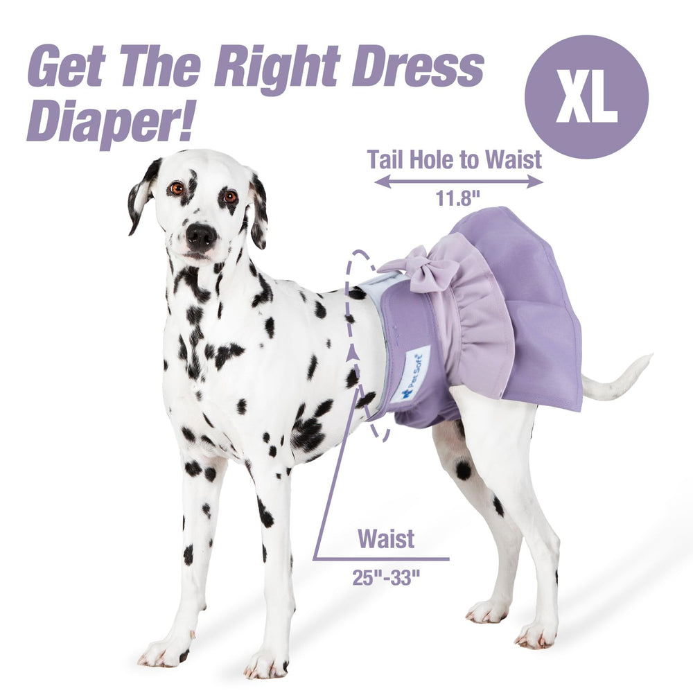Pet Soft dress-style outer fabric detail for soft, comfy wear