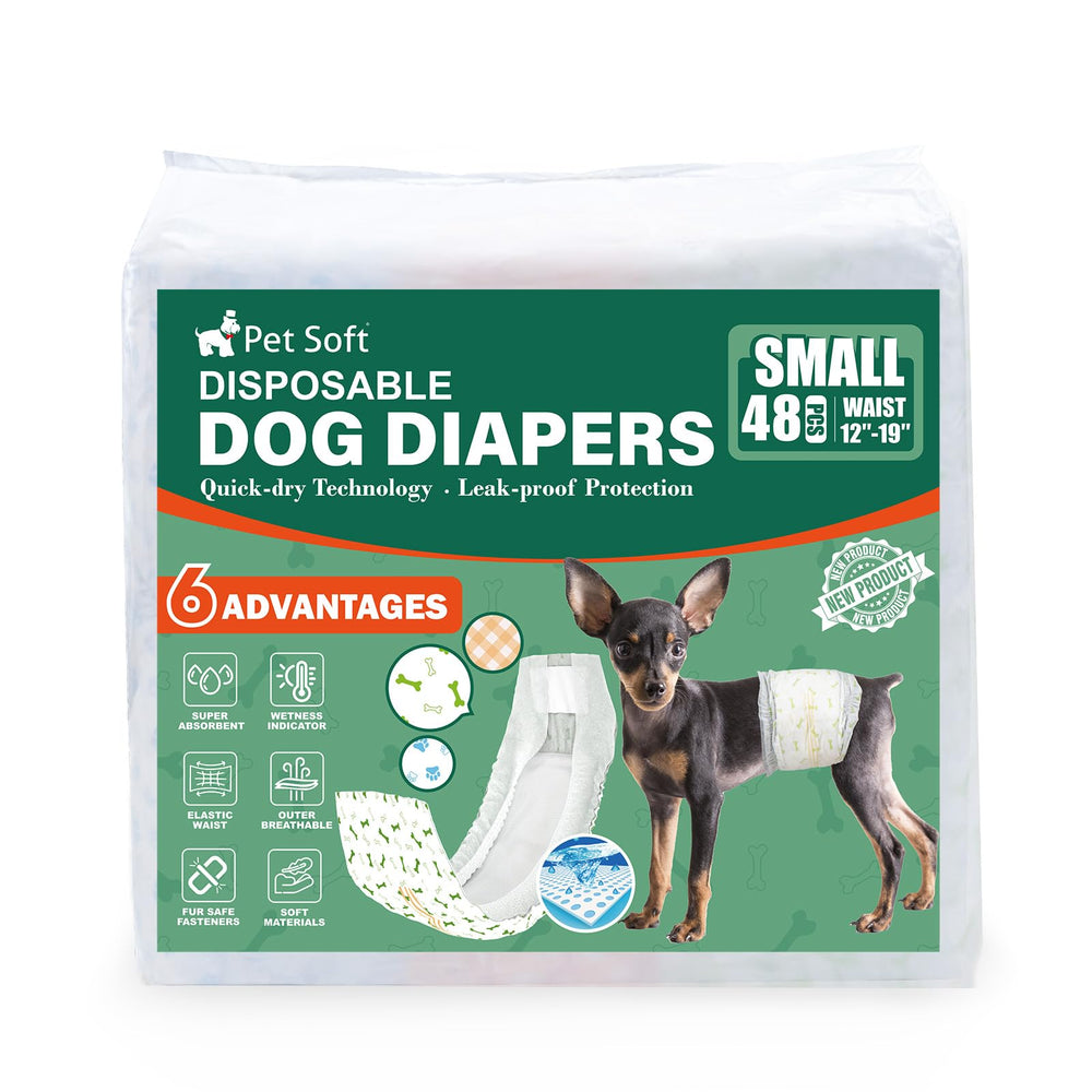 Pet Soft easy-on-off wrap simplifies diaper changes for busy caregivers.
