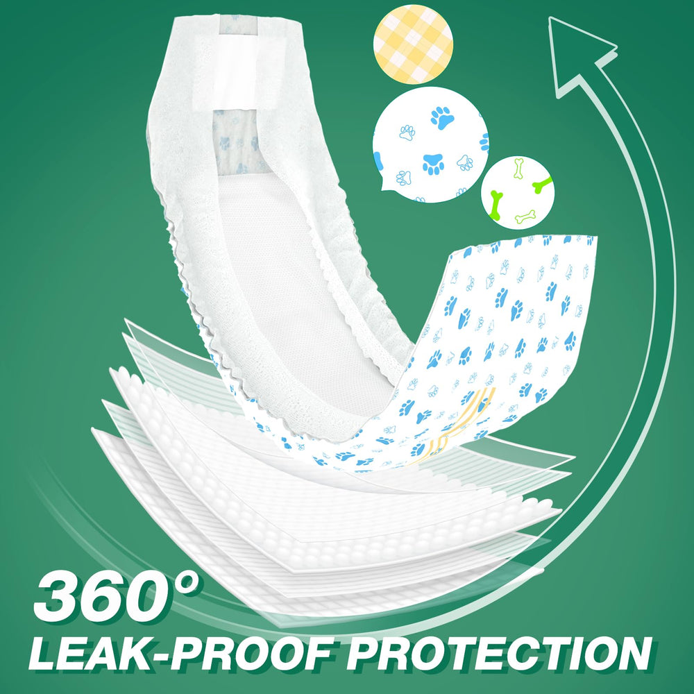 Pet Soft elastic fasteners allow adjustable comfort and stay-in-place protection.