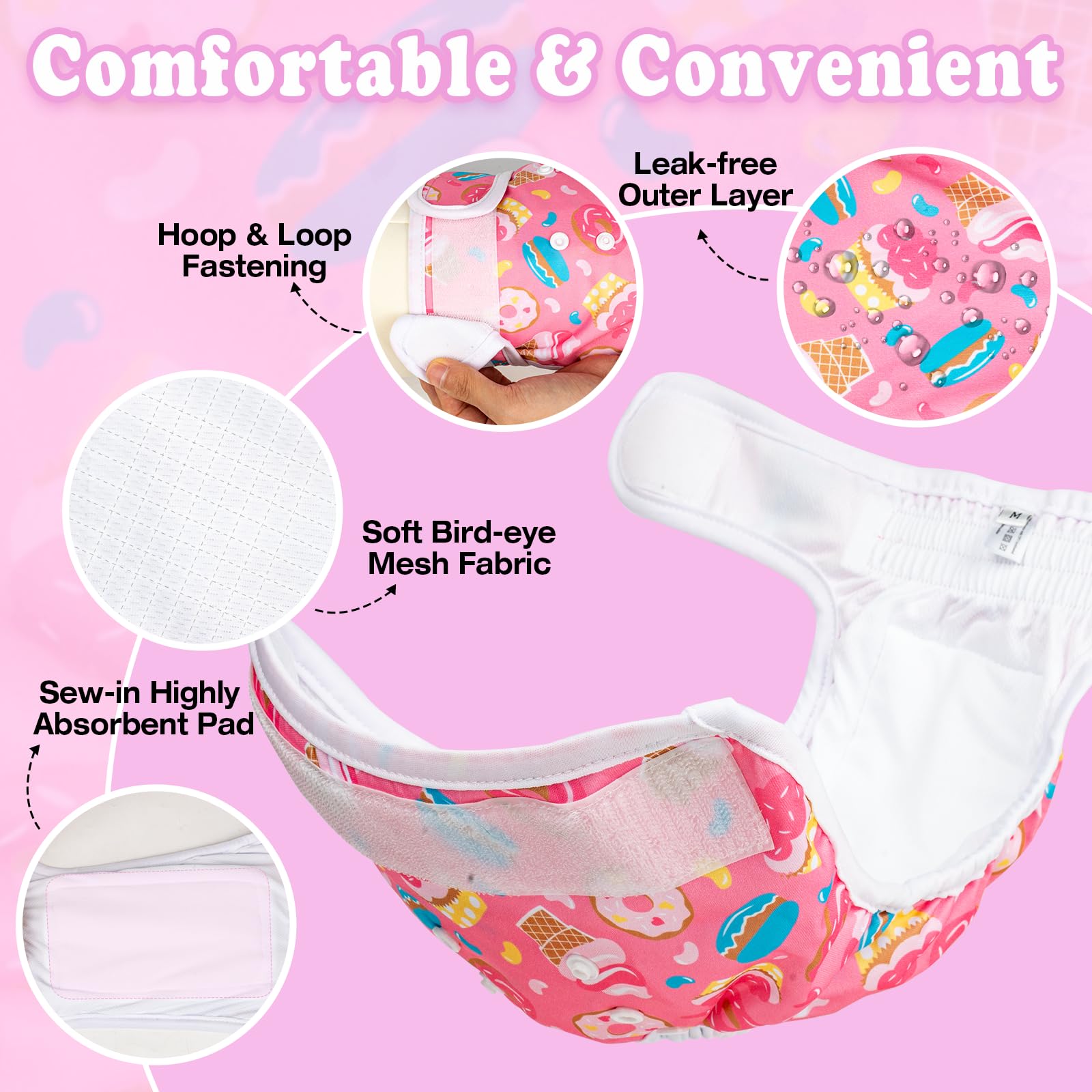 Pet Soft three-pattern pack shows variety for daily wear and several pets.
