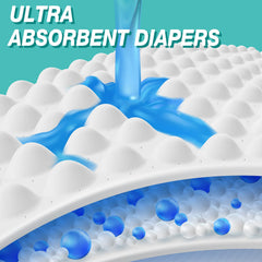 Pet Soft small-size cat diapers fit waists 12 to 17 inches and have a tail hole.
