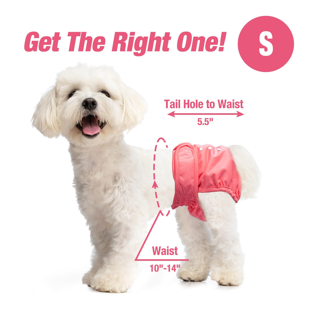 Pet Soft Washable Diapers durable fabric withstands frequent washing for daily use.