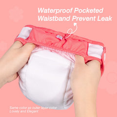 Pet Soft Washable Female Diapers 3-pack colors suitable for homes with multiple pets
