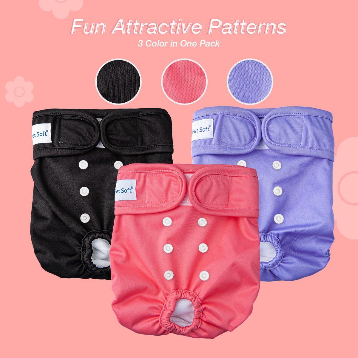 Pet Soft strong-tape system visible for secure movement.