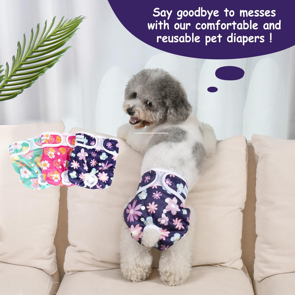 Pet Soft Washable Female Diapers packaging eco-friendly design reduces waste