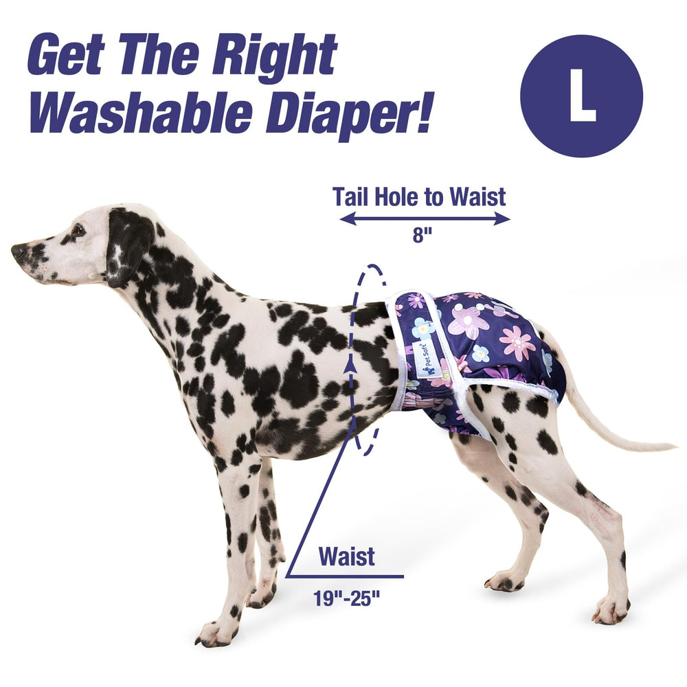 Pet Soft Washable Female Diapers quick absorb pad helps manage light incontinence and heat cycles