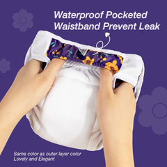 Pet Soft size L on a dog demonstrates secure fit during heat or incontinence