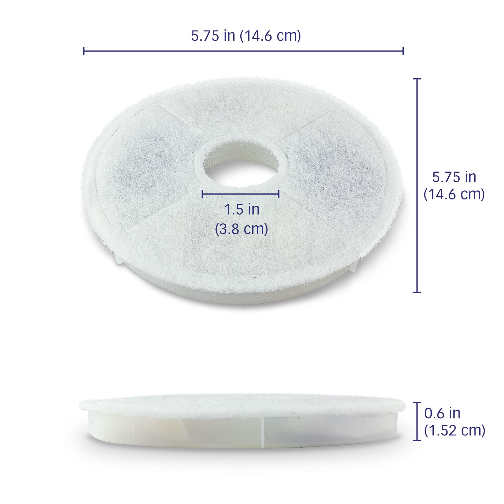 Filtros PET STANDARD para Catit Senses 2.0, agua más fresca.