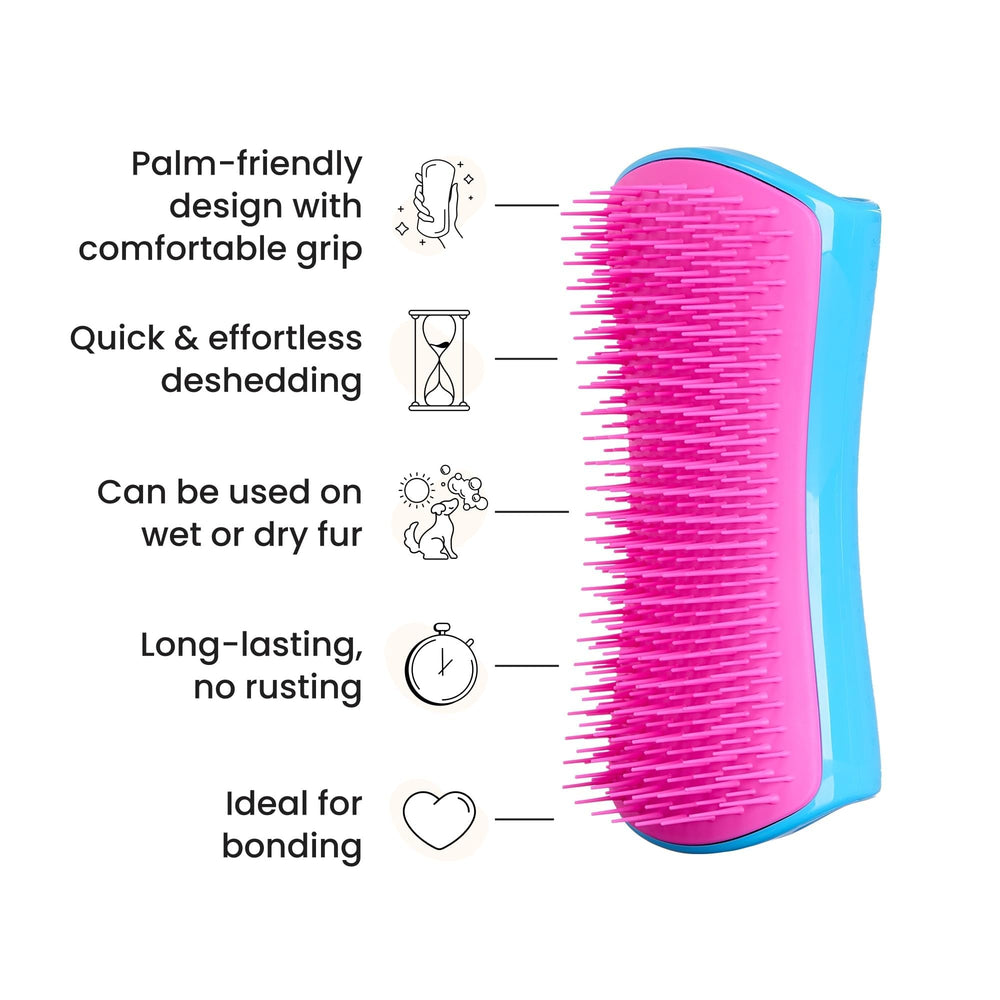 Pet Teezer cepillo multiuso para baño y cepillado en seco, todo en uno.