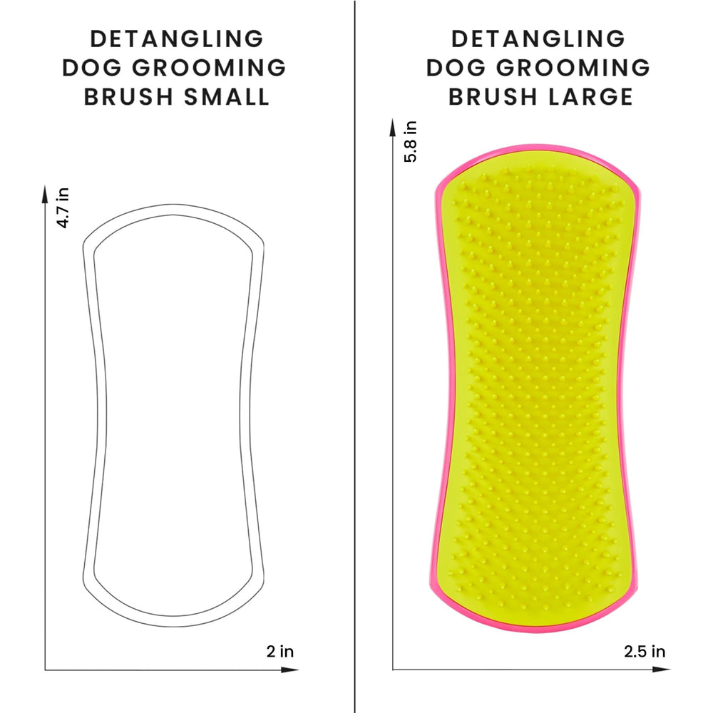 Pet Teezer detangling brush bath-time helper for shampoo distribution.