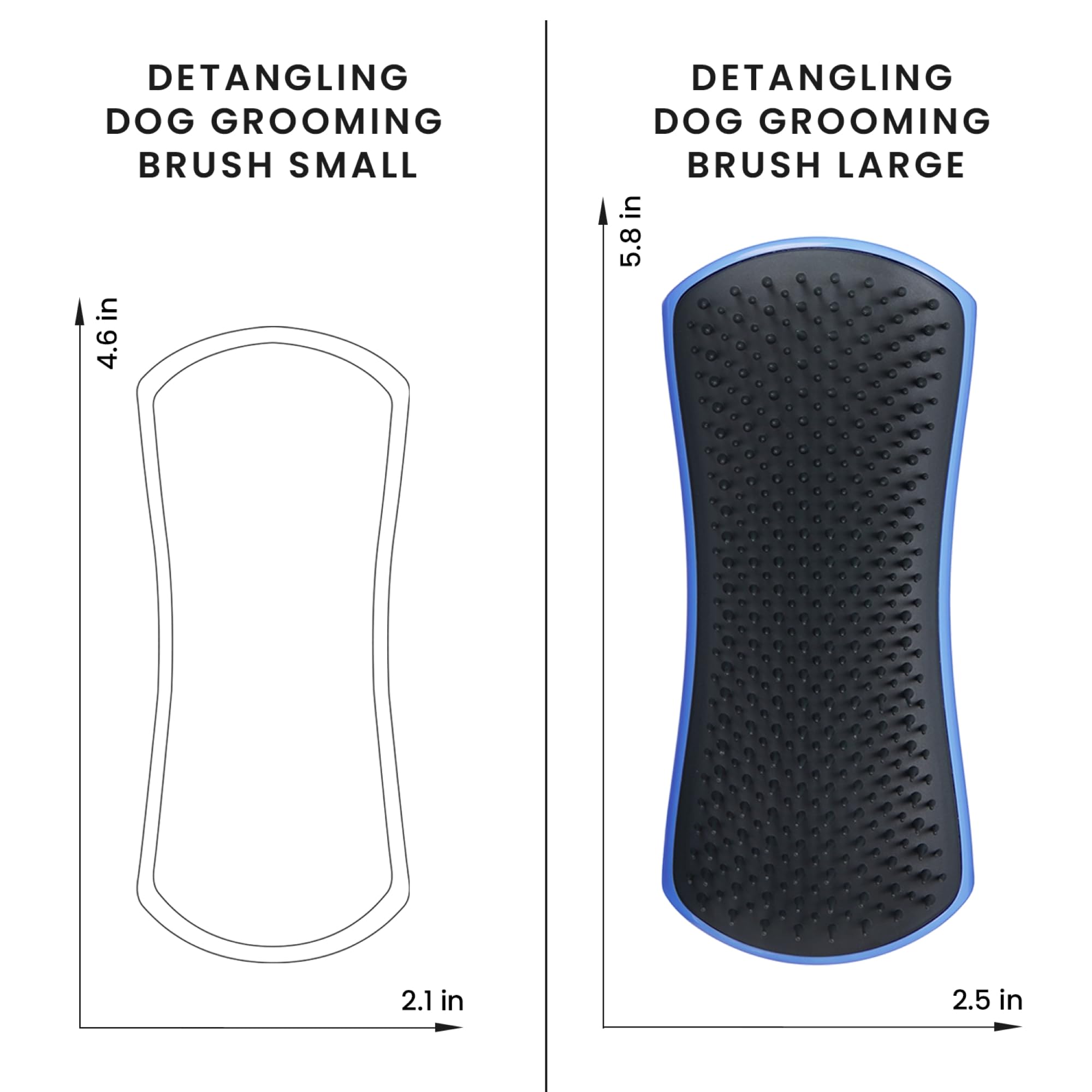 Pet Teezer easy-clean teeth design simplifies post-grooming cleanup