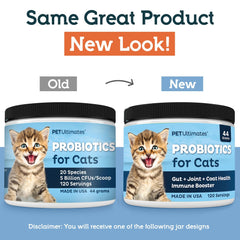 Pet Ultimates Probiotics Cat Powder Scoop enables mess-free daily dosing.
