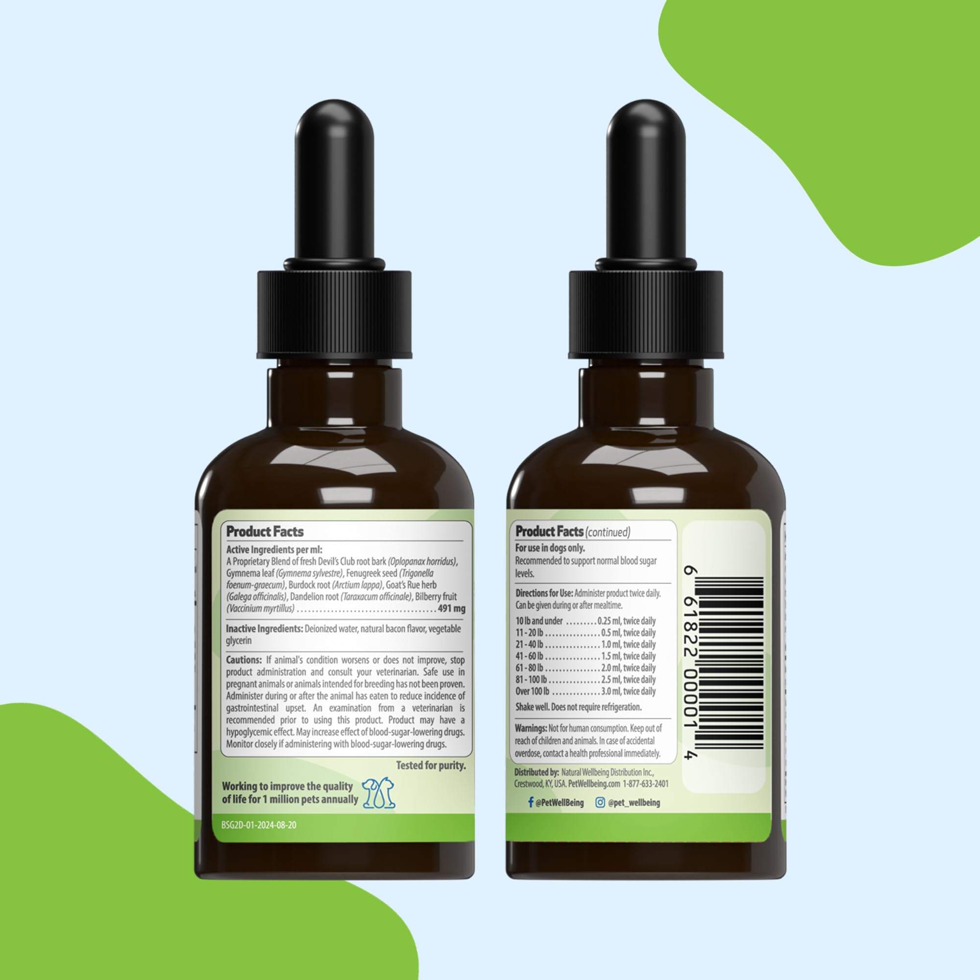 NASC-certified Pet Wellbeing Blood Sugar Gold emphasizes quality and safety