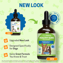 Pet Wellbeing dog oral care formula supports healthy gums and fresh breath.