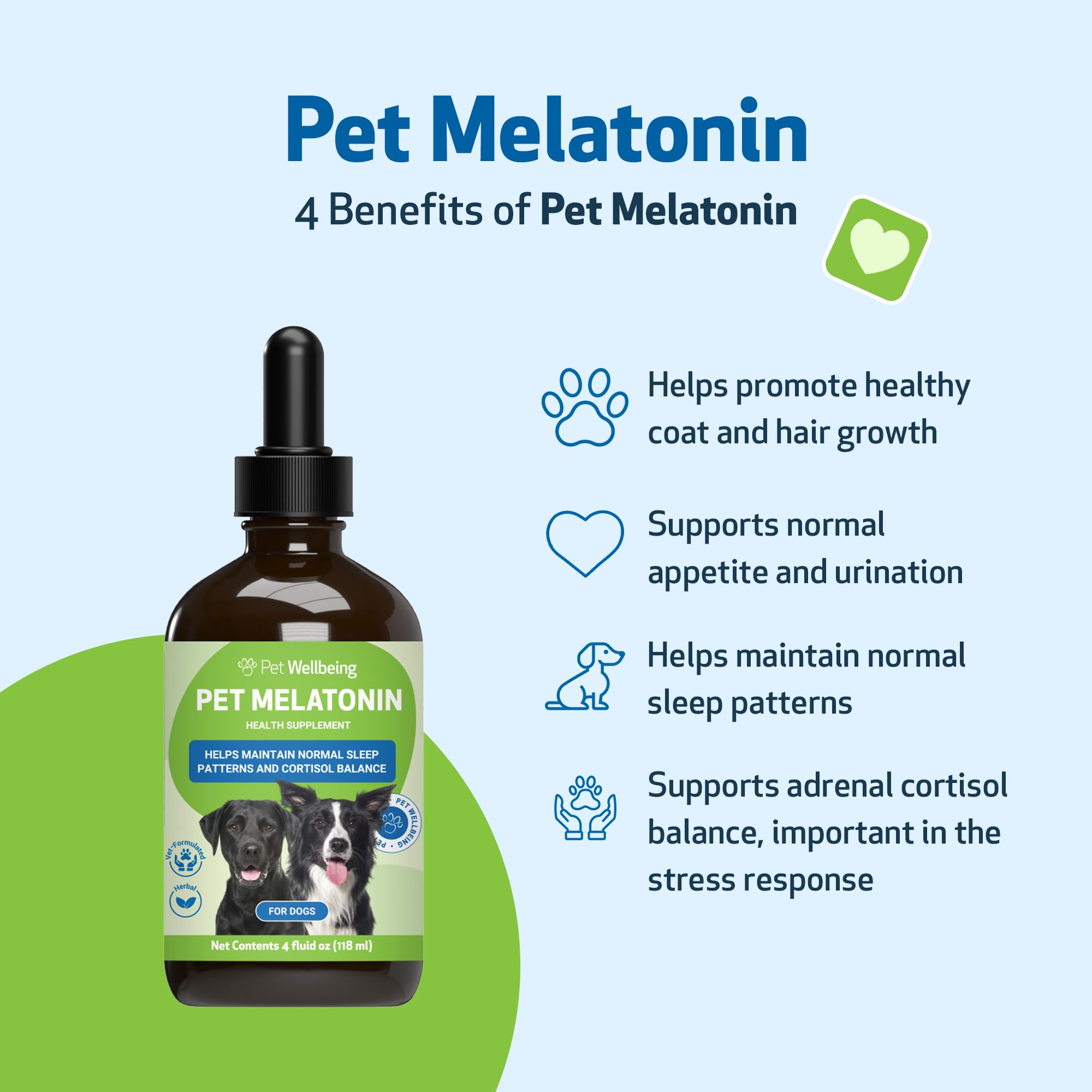 Pet Wellbeing vet-formulated-quality image highlights trusted manufacturing and safety standards.