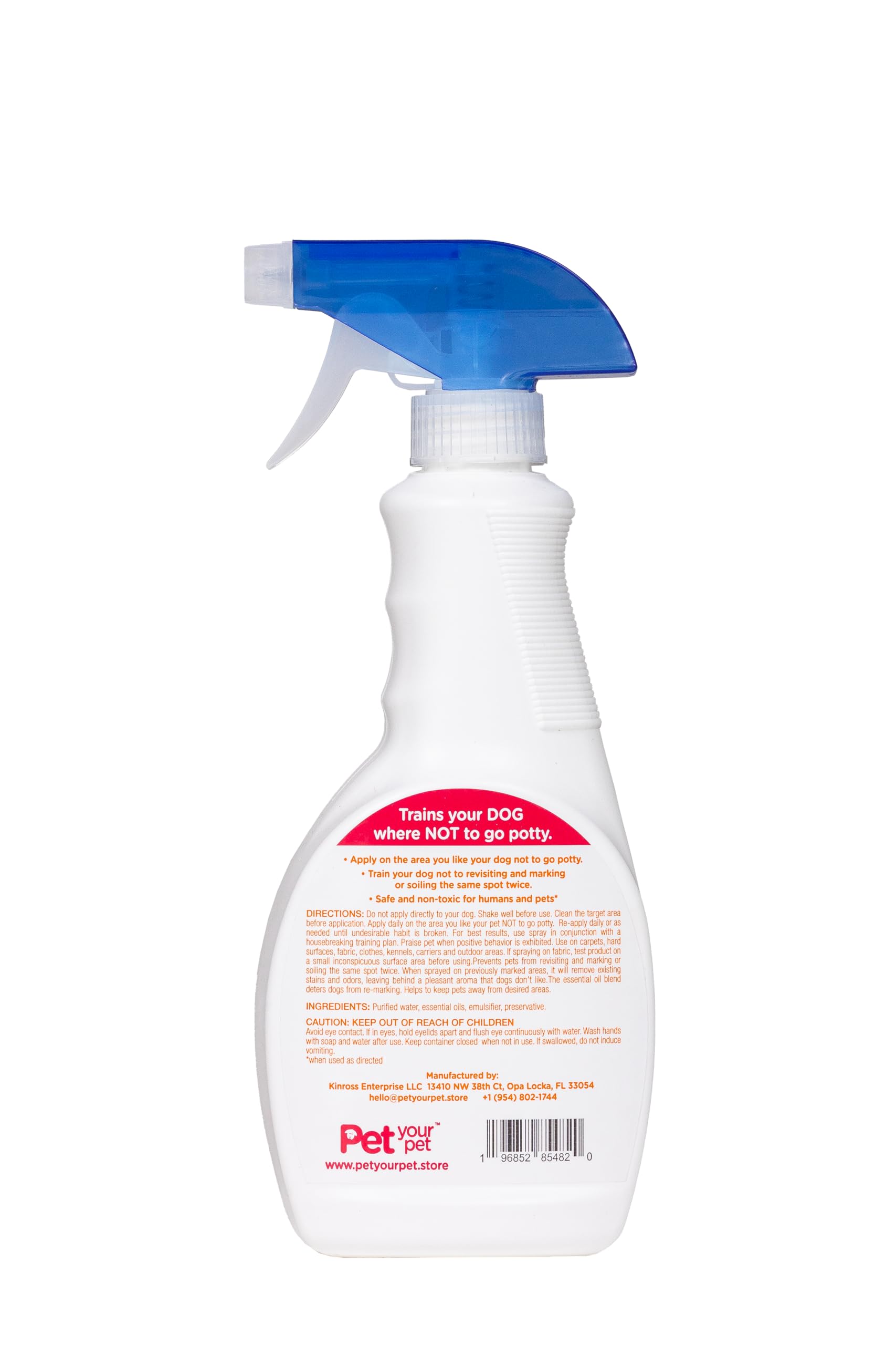 PET YOUR PET No Pee No Poop uses plant-derived ingredients in a gentle formula