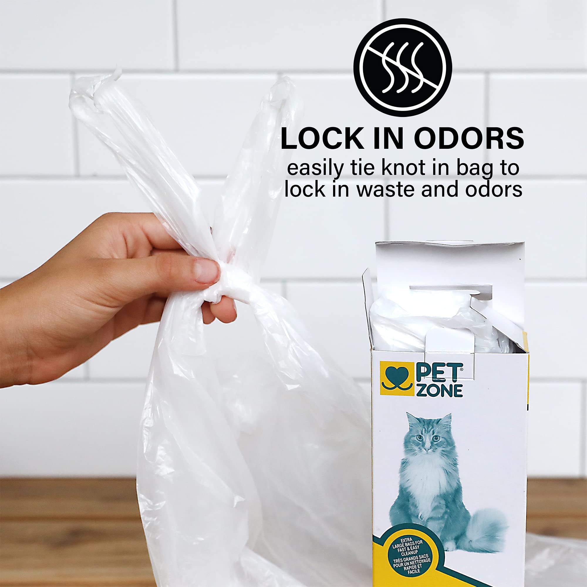 Sacos Pet Zone para gatos, compatibles con la caja de arena automática.