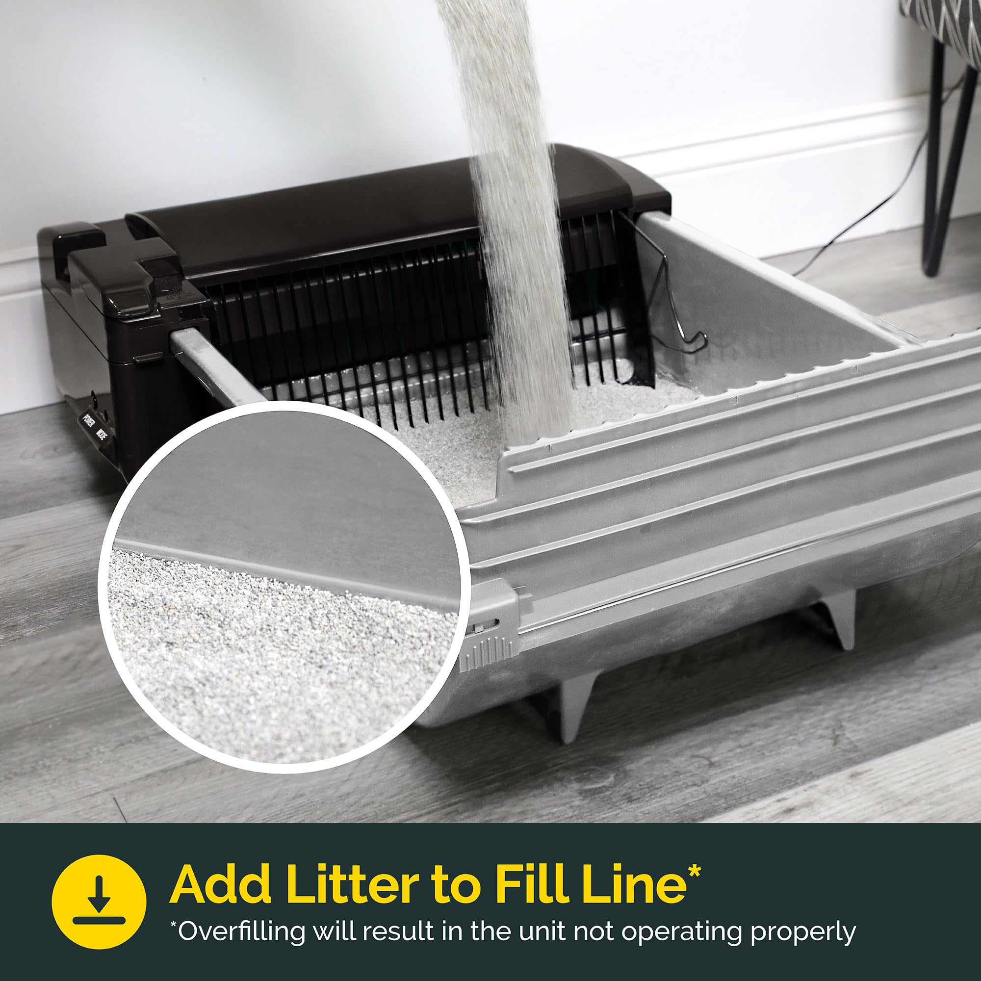 Pet Zone Smart Scoop large litter box suitable for multi-cat households
