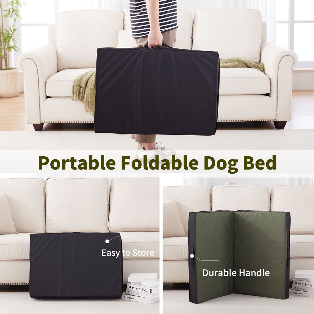 PETABBY Outdoor Dog Bed suitable for all-weather indoor and outdoor use.