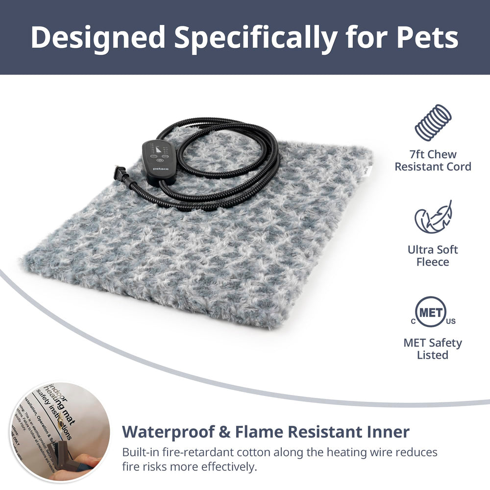 Petace medium-size bed fits cats or small dogs for cozy warmth.