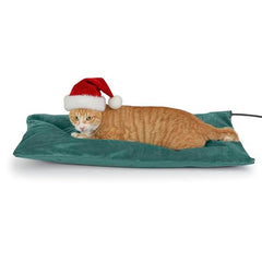 Petace Outdoor Heated Cat Bed front view shows warm shelter for indoor and outdoor use.