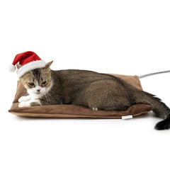 Petace outdoor heated cat bed side view shows weather-ready design for feral cats