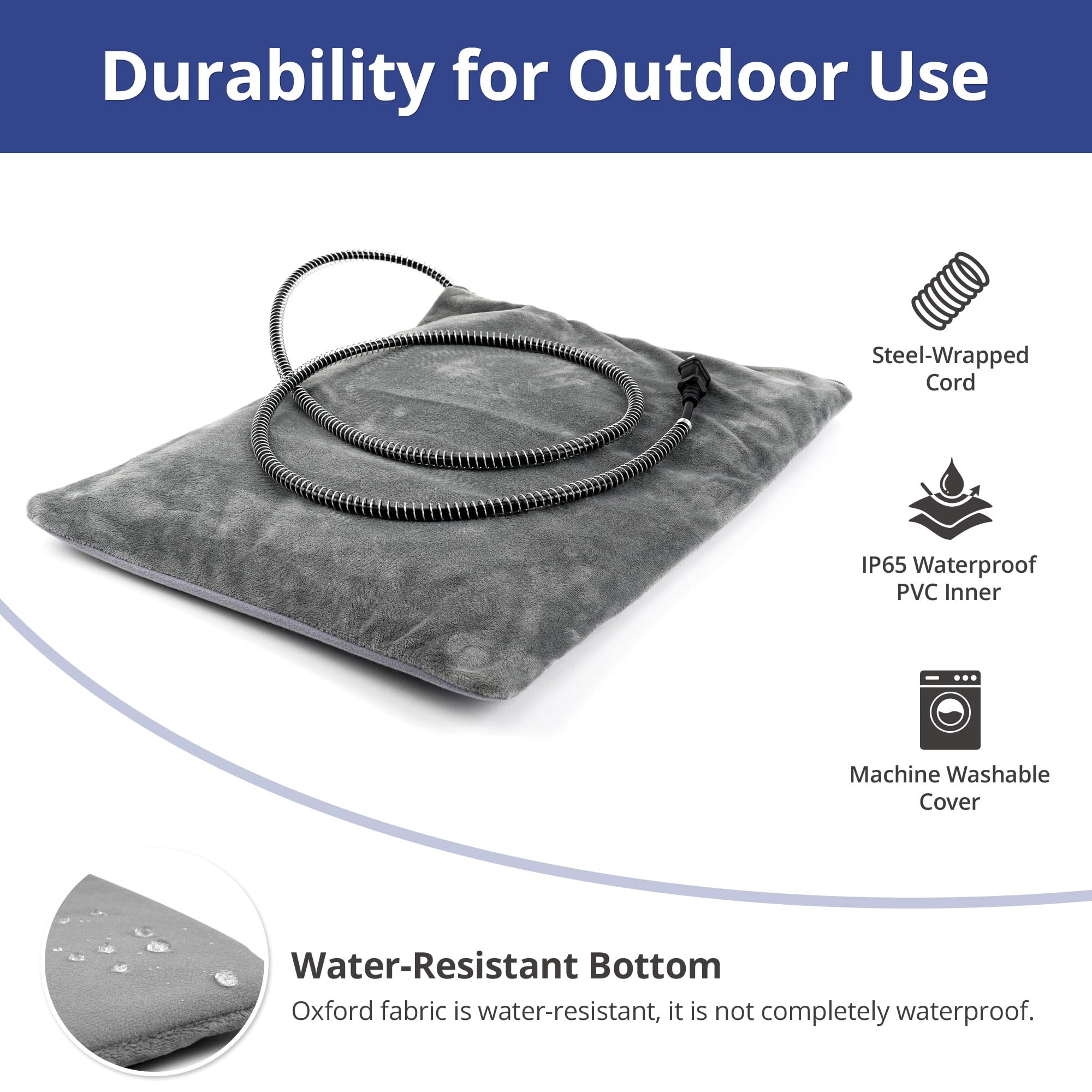 Petace Bed auto-adjusts temperature for cozy, settled pets.