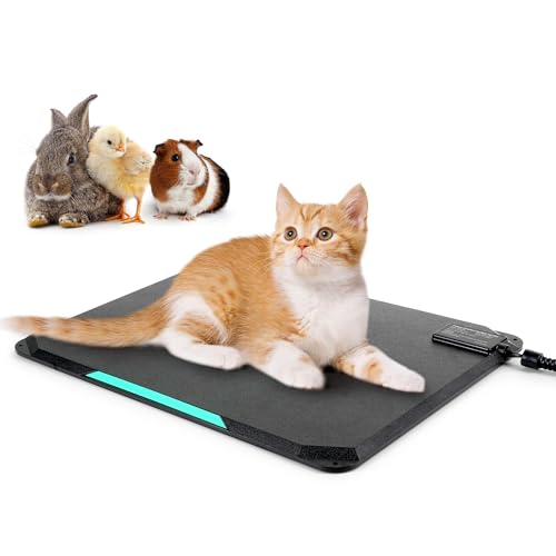 Petace Outdoor Heated Pad in a floor setup for small animals, weather-ready warmth