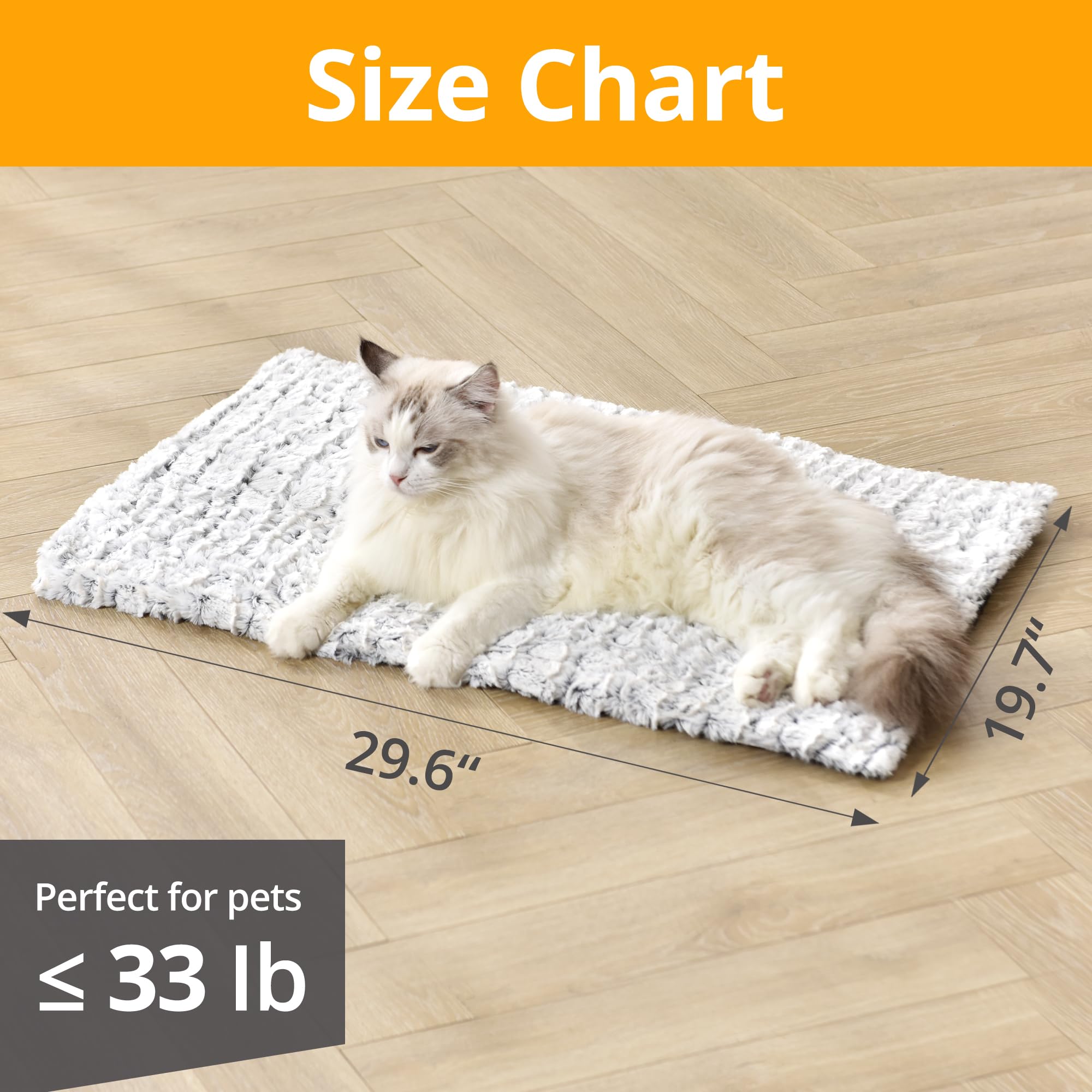 Petace self warming bed large 30x20 fits cats and small dogs
