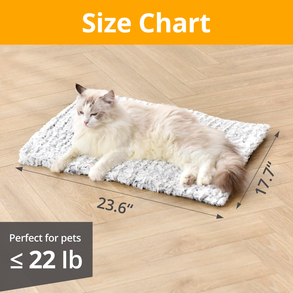 Petace self-warming-bed medium 24x18 size badge ready for pets up to 25 lb.