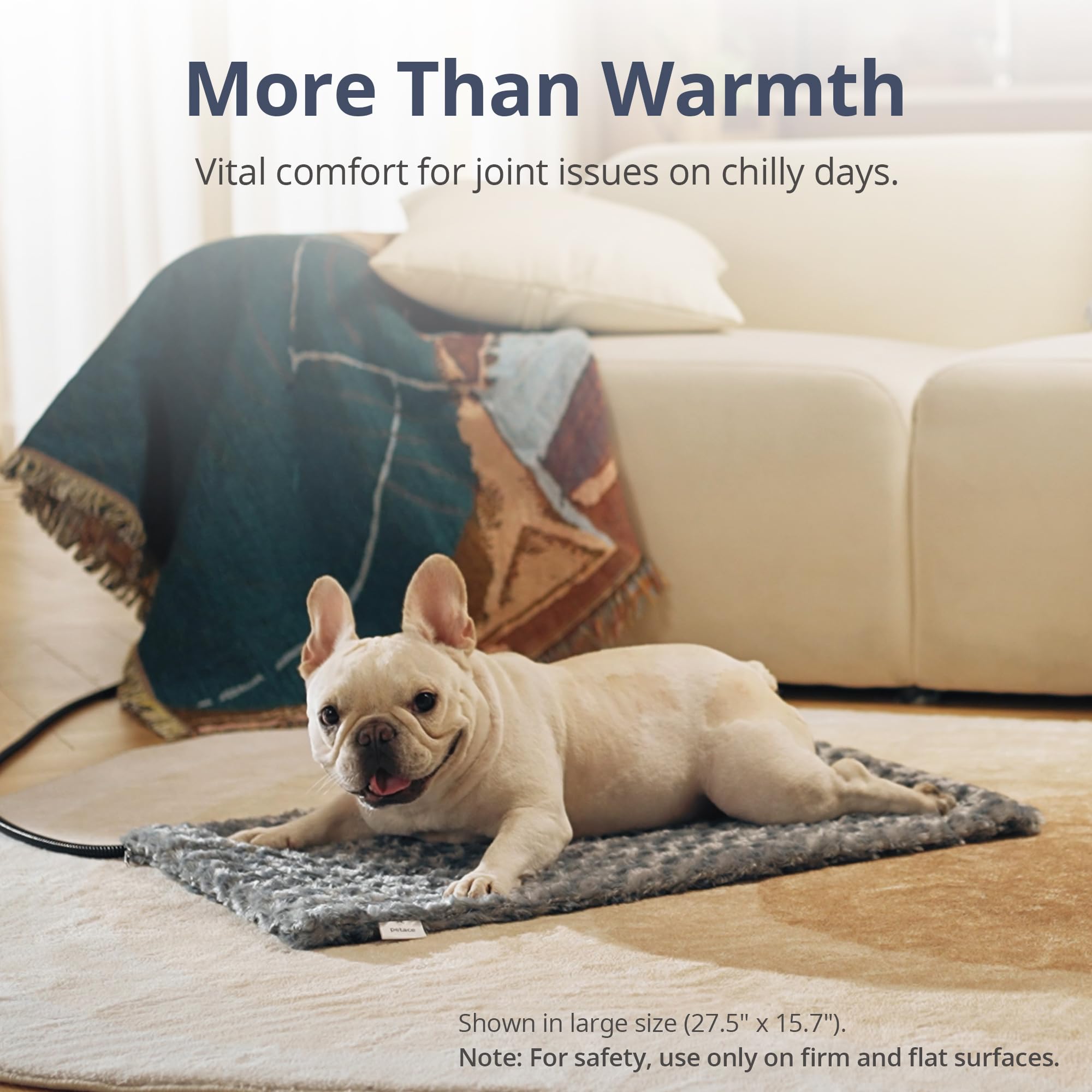 Petace adjustable thermostat with six heat levels for customizable comfort
