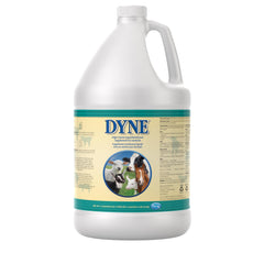 PetAg Dyne bottle pour demonstrates dense energy for livestock support.