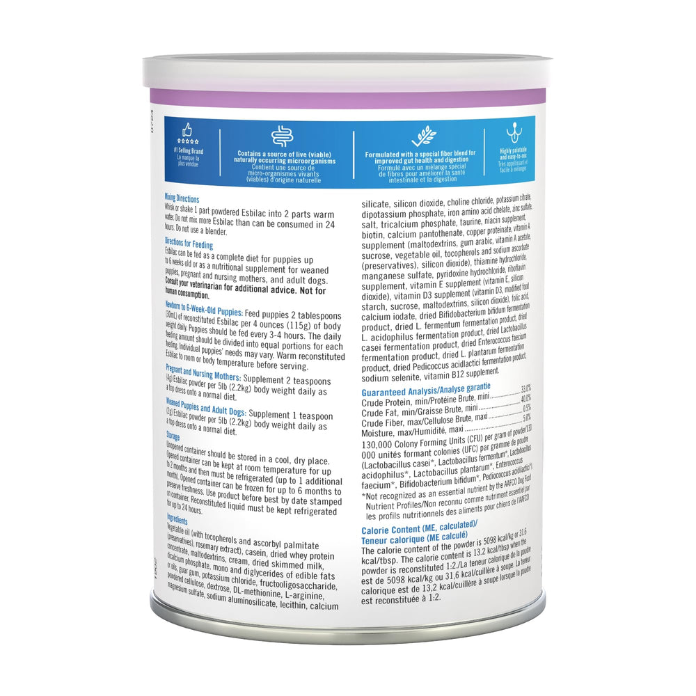 PetAg Esbilac feeding-time easy to feed with newborn litters.