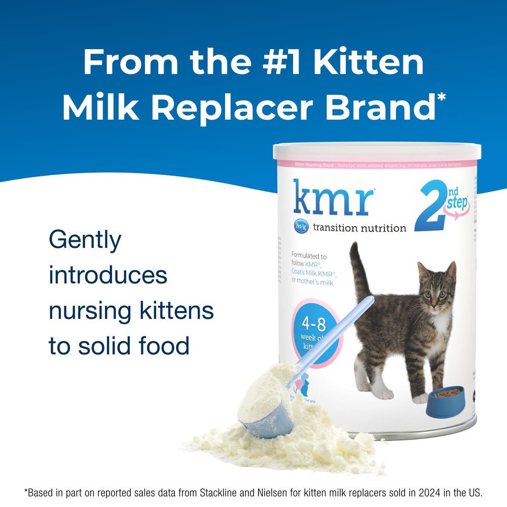 PetAg KMR 2nd Step powder mixed with warm water for smooth preparation