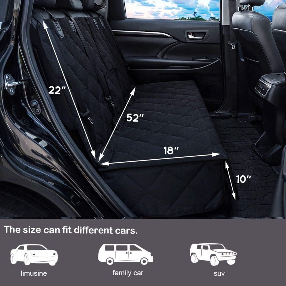 Petalage seat-cover-anchors-safety two anchors prevent sliding during trips.