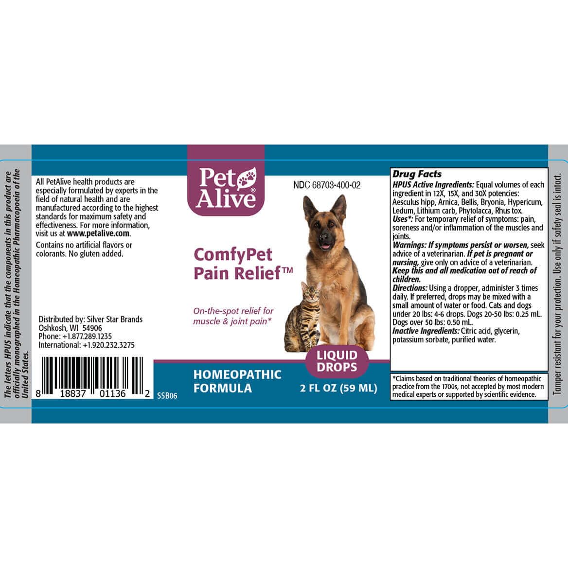 PetAlive ComfyPet small bottle ready for home care routine