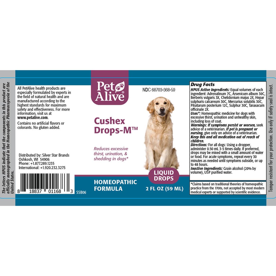 Dog or cat resting peacefully after gentle, natural support from Cushex Drops-M.