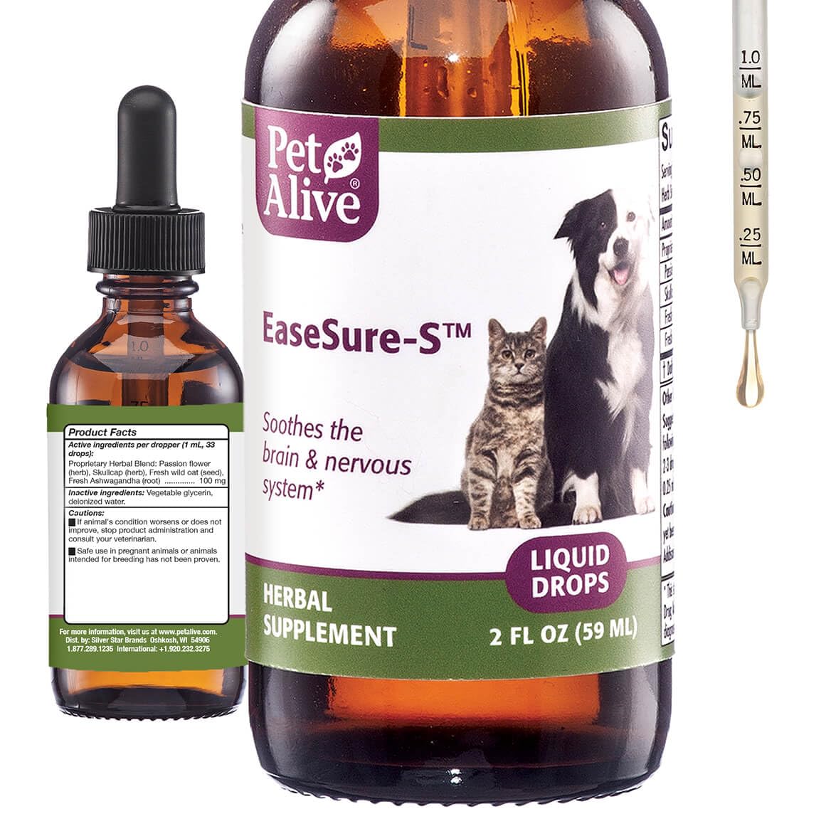 PetAlive EaseSure-S bottle with dropper for easy calming drops