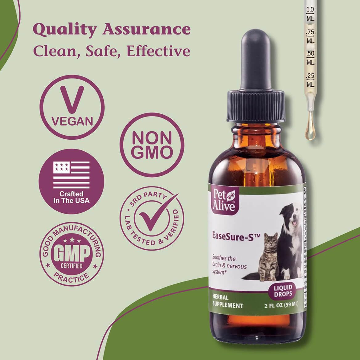 PetAlive EaseSure-S can be mixed into water or food