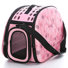 Petall foldable carrier outer view highlights travel-ready comfort for pets.